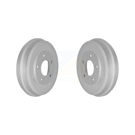 Rear Coated Brake Drums Pair For Ford Escape Mazda Tribute Mercury Mariner KG-101406 by Genius