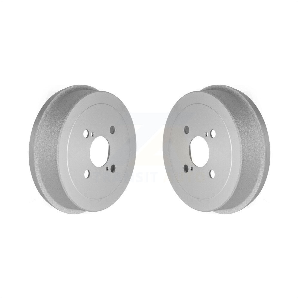 Rear Coated Brake Drums Pair For Toyota Corolla Prizm Chevrolet Geo KG-101413 by Genius