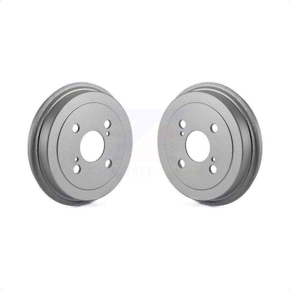 Rear Coated Brake Drums Pair For 2000-2005 Toyota Echo KG-101415 by Genius