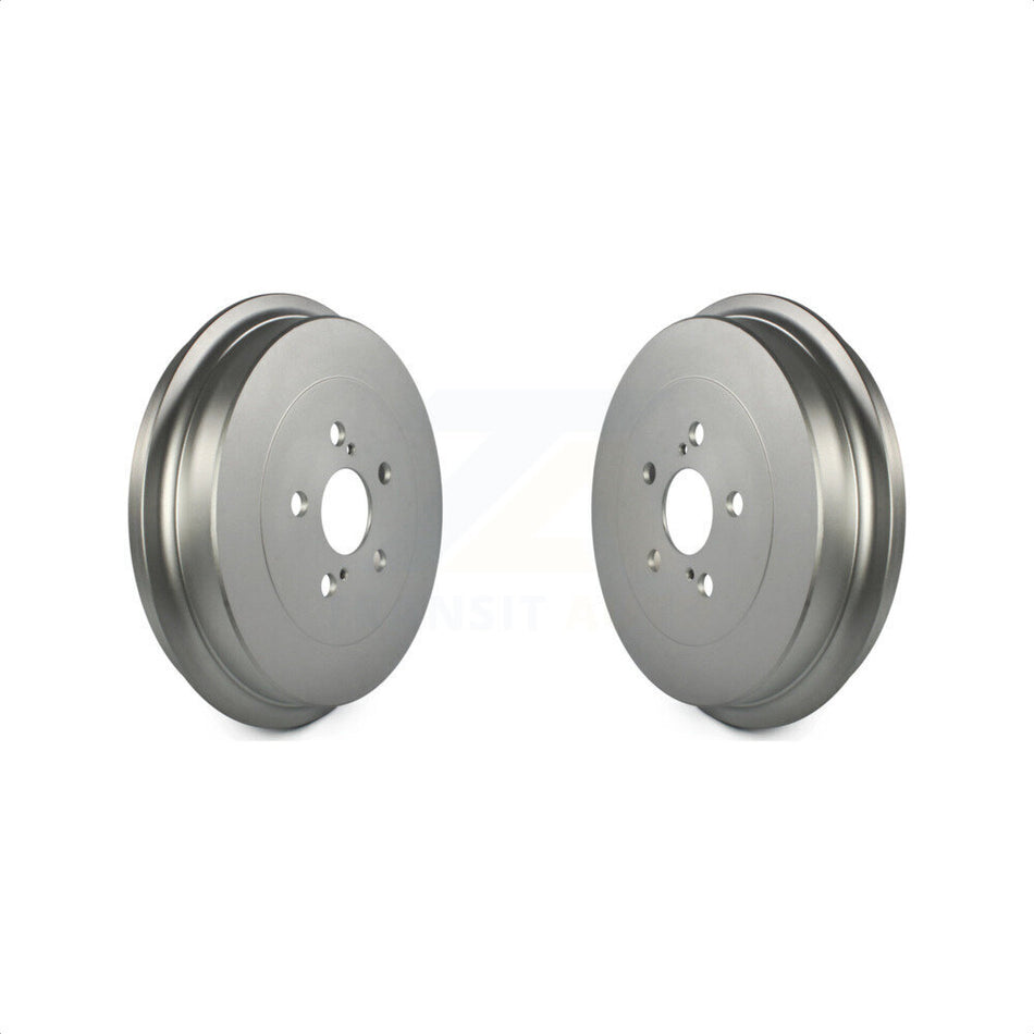 Rear Coated Brake Drums Pair For 2009-2019 Toyota Corolla KG-101419 by Genius