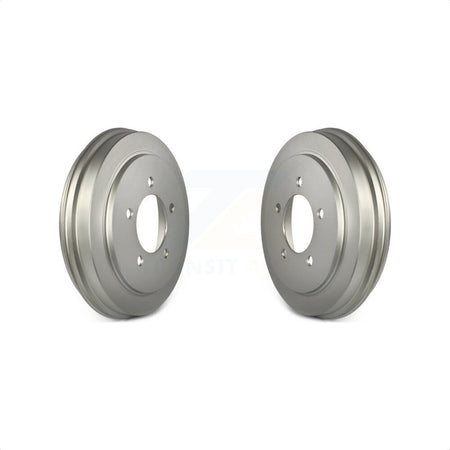 Rear Coated Brake Drums Pair For Jeep Patriot Compass Dodge Caliber Chrysler Sebring Avenger KG-101421 by Genius