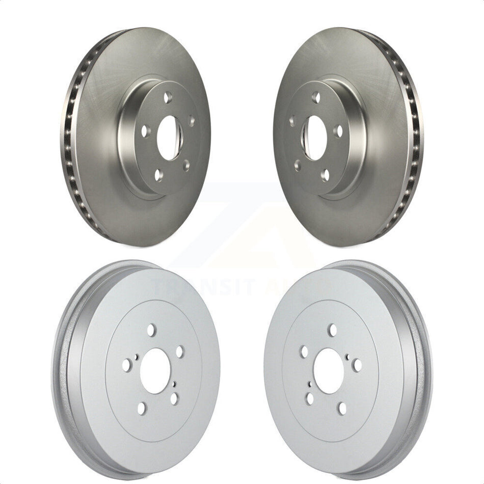 Front Rear Disc Brake Rotors Drums Kit For Toyota Matrix Pontiac Vibe KG-101450 by Genius