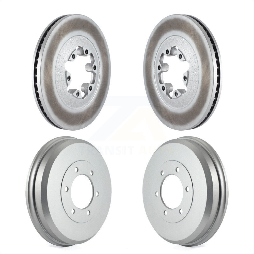 Front Rear Disc Brake Rotors Drums Kit For 2009-2012 Chevrolet Colorado GMC Canyon KG-101455 by Genius