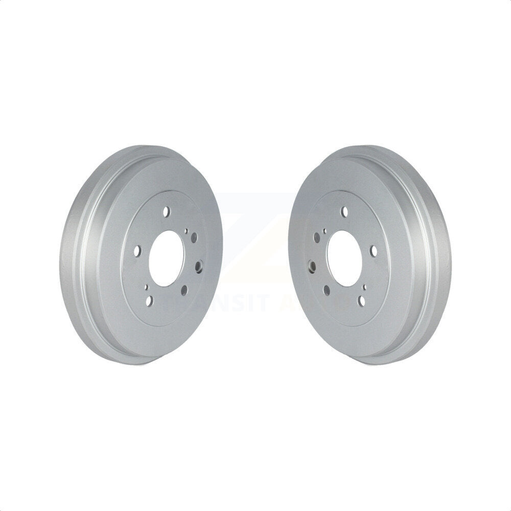 Rear Coated Brake Drums Pair For 2013-2022 Nissan Sentra KG-101492 by Genius