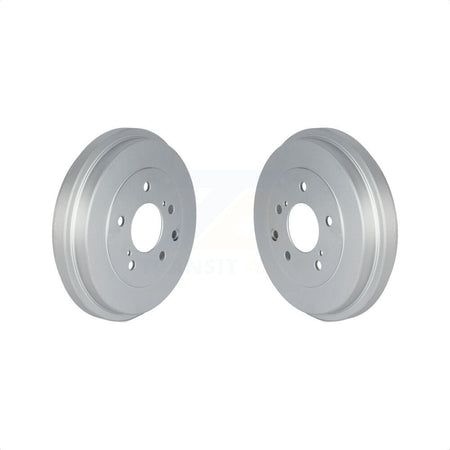 Rear Coated Brake Drums Pair For 2013-2022 Nissan Sentra KG-101492 by Genius