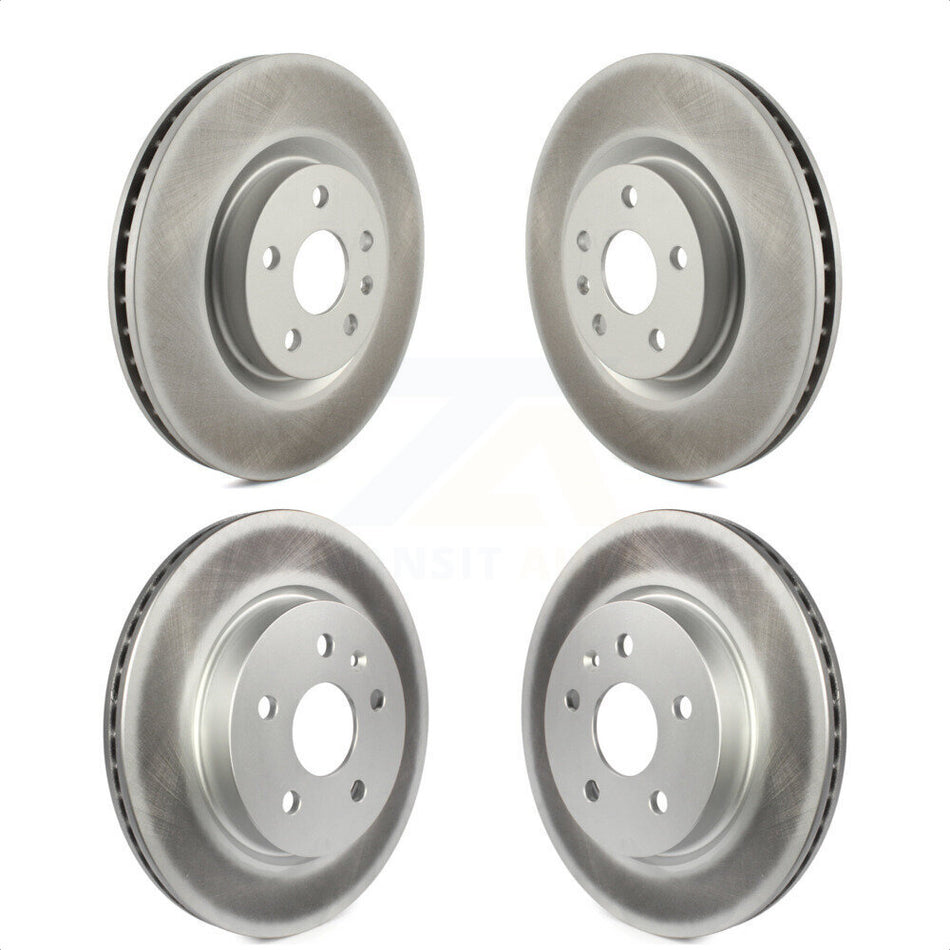 Front Rear Coated Disc Brake Rotors Kit For Cadillac XTS KG-101508 by Genius