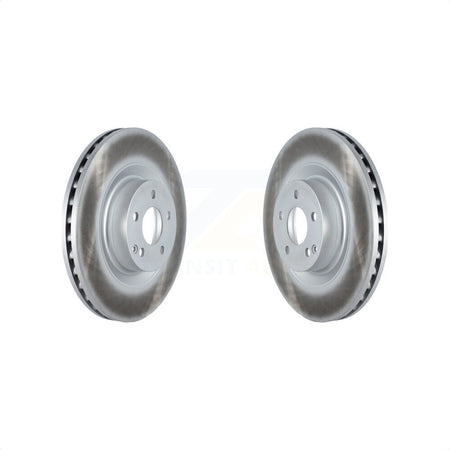 Front Coated Disc Brake Rotors Pair For Mercedes-Benz S550 SL550 CL550 S600 S400 S350 CL600 S450 KG-101514 by Genius