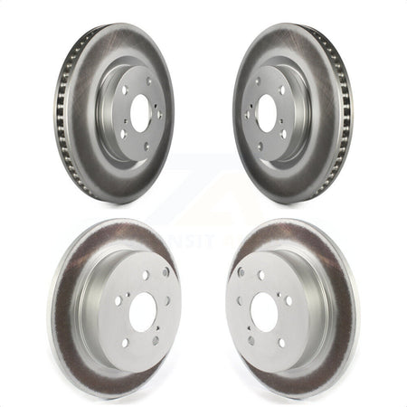 Front Rear Coated Disc Brake Rotors Kit For 2016-2020 Toyota Mirai KG-101530 by Genius