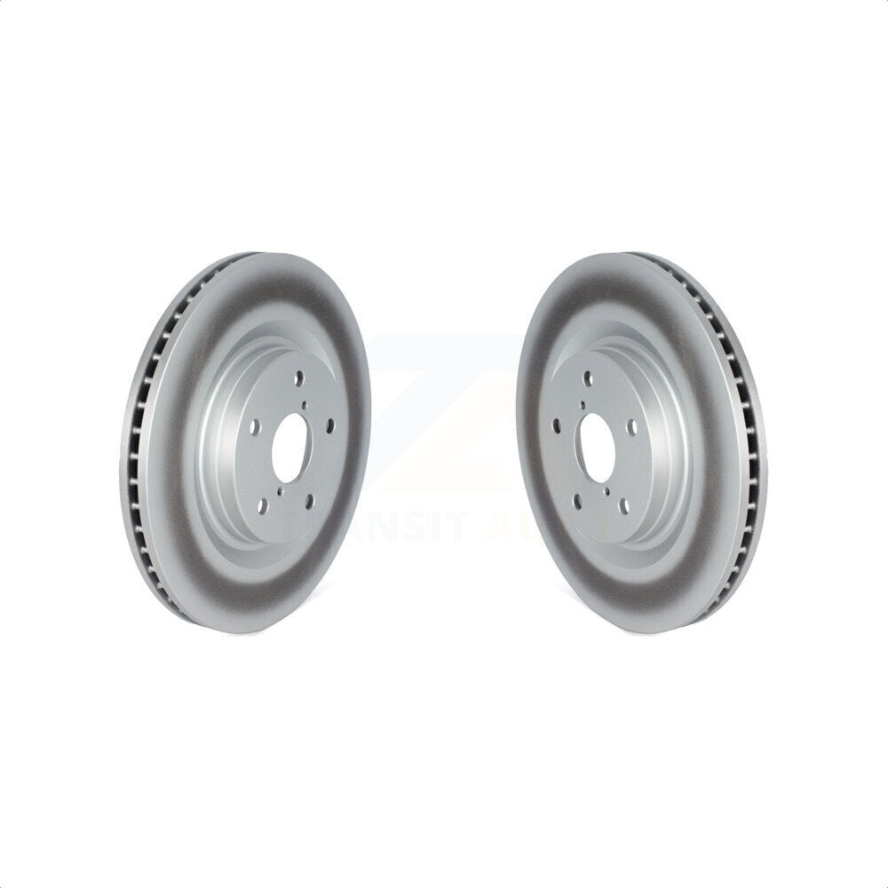Front Coated Disc Brake Rotors Pair For 2019-2021 Subaru Forester With 316mm Diameter Rotor KG-101627 by Genius