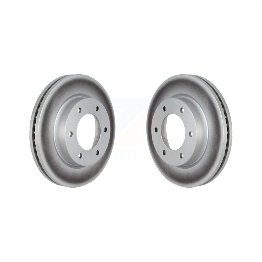 Front Coated Disc Brake Rotors Pair For Ford Ranger Bronco KG-101628 by Genius