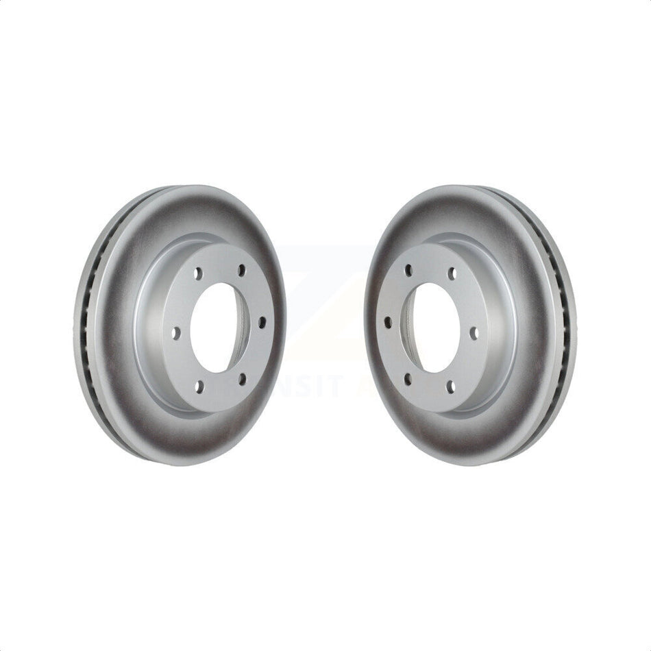 Front Coated Disc Brake Rotors Pair For Ford Ranger Bronco KG-101628 by Genius