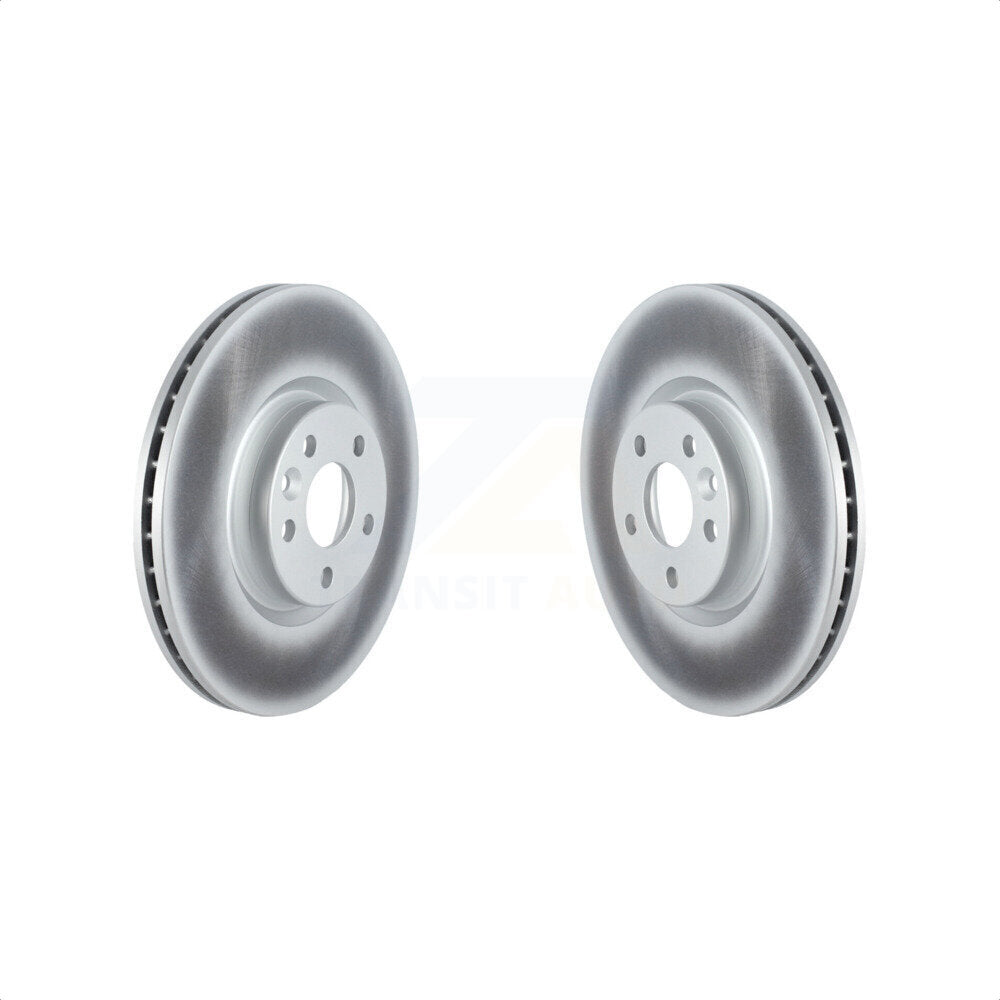 Front Coated Disc Brake Rotors Pair For Volvo XC60 KG-101629 by Genius