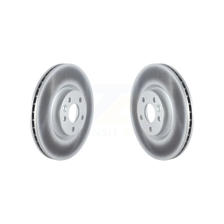 Front Coated Disc Brake Rotors Pair For Volvo XC60 KG-101629 by Genius