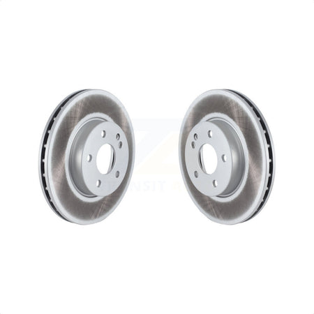 Front Coated Disc Brake Rotors Pair For 2016-2021 Mercedes-Benz Metris KG-101630 by Genius