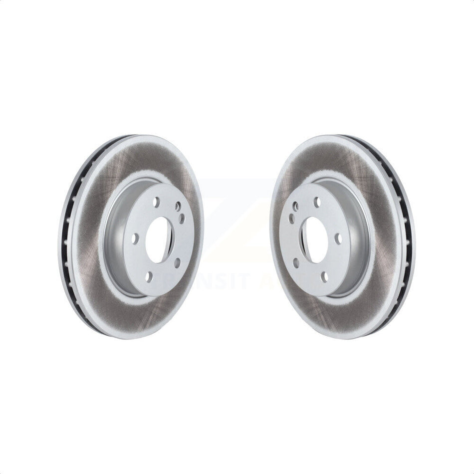 Front Coated Disc Brake Rotors Pair For 2016-2021 Mercedes-Benz Metris KG-101630 by Genius