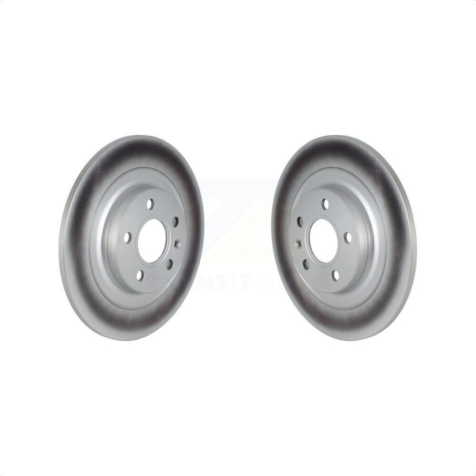 Rear Coated Disc Brake Rotors Pair For Volvo XC40 With 302mm Diameter Rotor KG-101651 by Genius