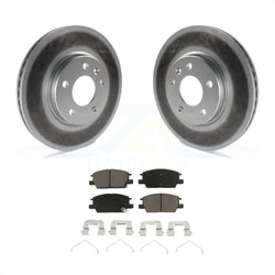 Front Coated Disc Brake Rotors And Ceramic Pads Kit For Chevrolet Equinox Malibu GMC Terrain Buick LaCrosse Regal Sportback TourX KGC-100025