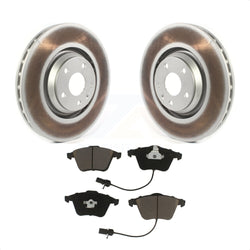 Front Coated Disc Brake Rotors And Ceramic Pads Kit For Audi TT Quattro TTS KGC-100140