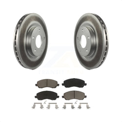 Front Coated Disc Brake Rotors And Ceramic Pads Kit For Jeep Dodge Patriot Mitsubishi Chrysler Compass Avenger 200 Caliber Outlander Sport Sebring Lancer RVR KGC-100151