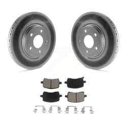 Front Coated Disc Brake Rotors And Ceramic Pads Kit For Chevrolet Cobalt Malibu Saturn Ion HHR Pontiac G6 Pursuit KGC-100188