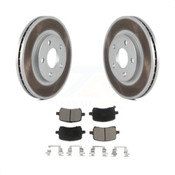 Front Coated Disc Brake Rotors And Ceramic Pads Kit For Chevrolet Malibu KGC-100190