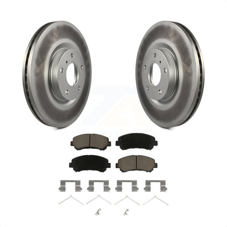 Front Coated Disc Brake Rotors And Ceramic Pads Kit For Nissan Maxima KGC-100272 by Transit Auto