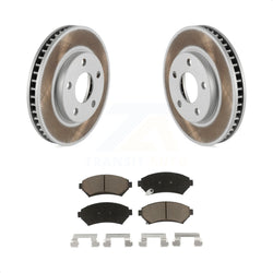 Front Coat Disc Brake Rotor Ceramic Pad Kit For Buick LeSabre Century Pontiac Grand Prix Chevrolet Venture Regal Oldsmobile Montana Bonneville Intrigue Silhouette Trans Sport KGC-100292