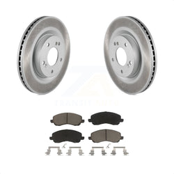 Front Coated Disc Brake Rotors And Ceramic Pads Kit For Mitsubishi Galant Eclipse KGC-100300