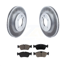 Front Coated Disc Brake Rotors And Ceramic Pads Kit For BMW 325i 325Ci Z4 325xi Z3 323i 328i 323Ci 328Ci 320i KGC-100317