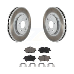 Front Coated Disc Brake Rotors And Ceramic Pads Kit For Mercedes-Benz C240 CLK350 C320 C280 CLK320 SLK280 SLK300 C350 KGC-100388