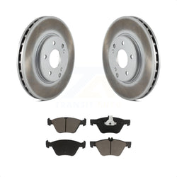 Front Coated Disc Brake Rotors And Ceramic Pads Kit For Mercedes-Benz E320 Chrysler Crossfire CLK320 CLK430 E430 SLK320 E300 KGC-100390