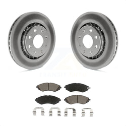 Front Coated Disc Brake Rotors And Ceramic Pads Kit For Chevrolet Aveo Spark Aveo5 EV Pontiac G3 Daewoo Lanos Suzuki Wave Wave5 Swift+ KGC-100397