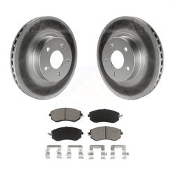 Front Coated Disc Brake Rotors And Ceramic Pads Kit For Subaru Impreza Scion FR-S BRZ KGC-100401