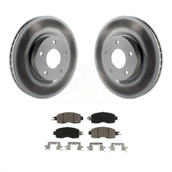 Front Coated Disc Brake Rotors And Ceramic Pads Kit For Nissan Altima KGC-100424