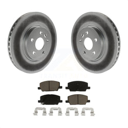 Front Coated Disc Brake Rotors And Ceramic Pads Kit For Chevrolet Trax Buick Encore KGC-100455
