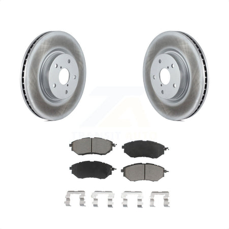 Front Coated Disc Brake Rotors And Ceramic Pads Kit For Subaru Outback Legacy WRX Tribeca B9 KGC-100515 by Transit Auto