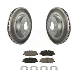 Front Coated Disc Brake Rotors And Ceramic Pads Kit For 2006-2007 Land Rover Range Sport Supercharged KGC-100523