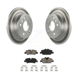 Rear Coated Disc Brake Rotors And Ceramic Pads Kit For Mini Cooper KGC-101429