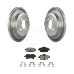 Rear Coated Disc Brake Rotors And Ceramic Pads Kit For Mini Cooper KGC-101431