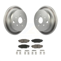 Rear Coated Disc Brake Rotors And Ceramic Pads Kit For Subaru WRX KGC-101444