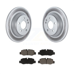 Rear Coated Disc Brake Rotors And Ceramic Pads Kit For Mercedes-Benz Metris KGC-101457