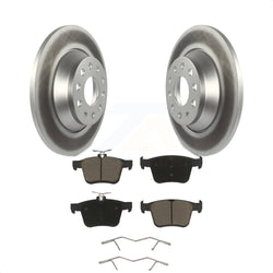 Rear Coated Disc Brake Rotors And Ceramic Pads Kit For Volkswagen Tiguan Jetta Audi TT Quattro KGC-101476