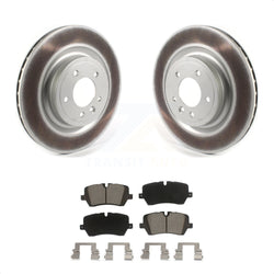 Rear Coated Disc Brake Rotors And Ceramic Pads Kit For Land Rover Range Sport Discovery KGC-101482