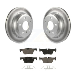 Rear Coated Disc Brake Rotors And Ceramic Pads Kit For BMW 328i xDrive 320i 330i 428i 430i Gran Coupe GT 328d KGC-101502