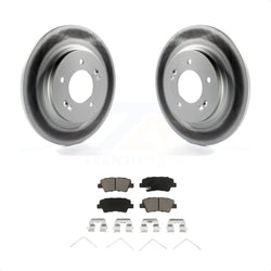 Rear Coated Disc Brake Rotors And Ceramic Pads Kit For Kia Niro Hyundai Ioniq Soul EV KGC-101510