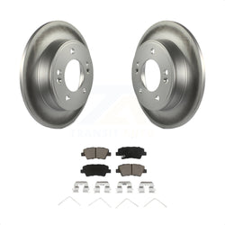Rear Coated Disc Brake Rotors And Ceramic Pads Kit For Hyundai Elantra Kia Soul Venue KGC-101511