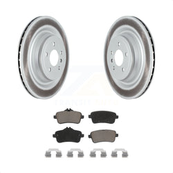 Rear Coated Disc Brake Rotors And Ceramic Pads Kit For Mercedes-Benz GLS450 GL450 GLS550 GL350 GL550 ML400 ML250 ML63 AMG GLS350d KGC-101542
