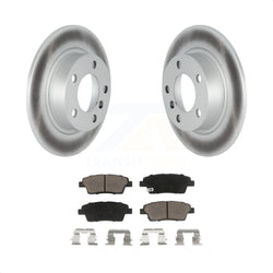Rear Coated Disc Brake Rotors And Ceramic Pads Kit For Mini Cooper Countryman Paceman KGC-101569
