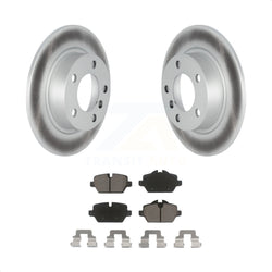 Rear Coated Disc Brake Rotors And Ceramic Pads Kit For Mini Cooper Countryman Paceman KGC-101570