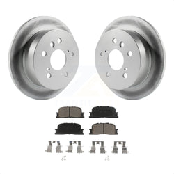 Rear Coated Disc Brake Rotors And Ceramic Pads Kit For Toyota Camry Lexus ES330 ES300 KGC-101572